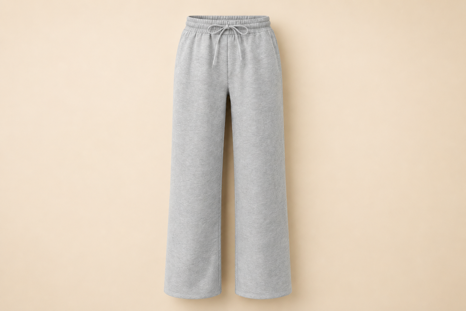 The Everyday Wide Leg Pant — Heather Grey
