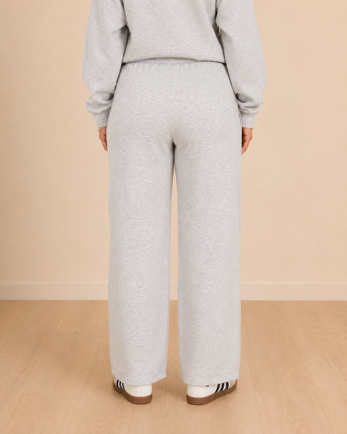 The Everyday Wide Leg Pant — Heather Grey